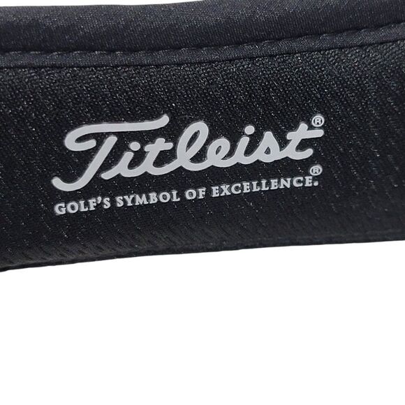 Titleist Womens Sundrop Sun Visor Hat Golf Black UPF 50 Wicking Adjustable NEW - Picture 12 of 13